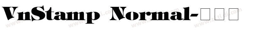 VnStamp Normal字体转换